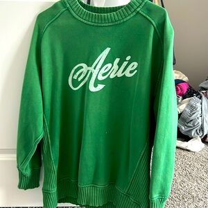 Aerie green sweatshirt Size S/M